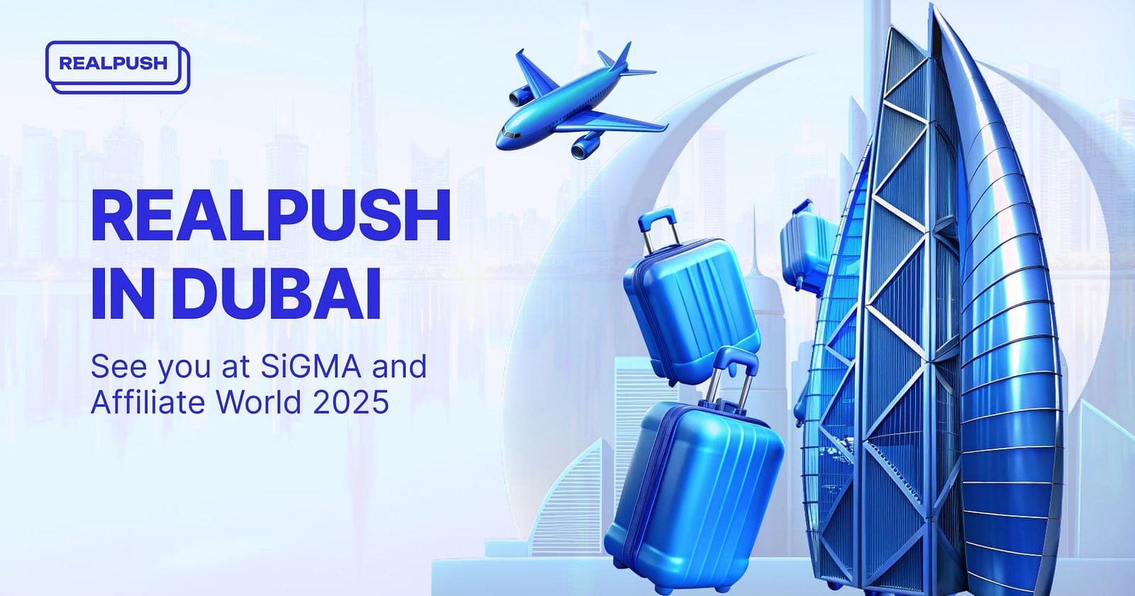 Realpush in Dubai: see you at SiGMA and Affiliate World 2025